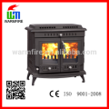 Model WM703A multi-fuel cast iron water jacket wood burning stove